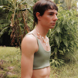 Haut de bain éco, à encolure dégagée (coupe non binaire) — Audre