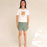 "Nature is queer" Flower Slim Fit Cotton T-Shirt